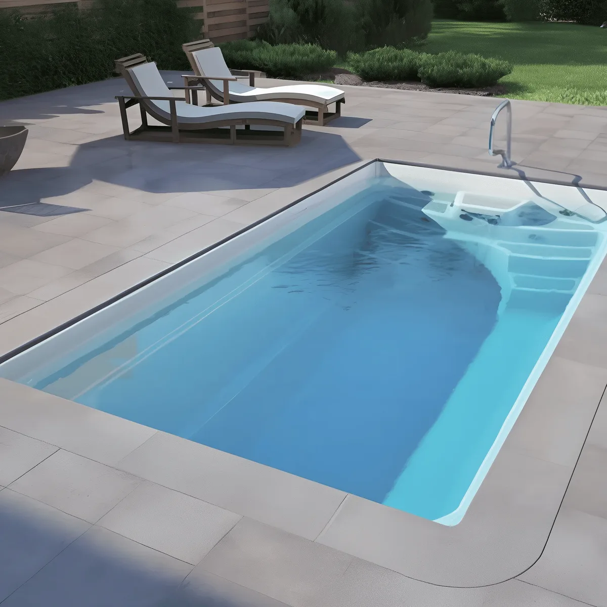 Композитный бассейн Laguna 5 — вид сверху в Междуреченске