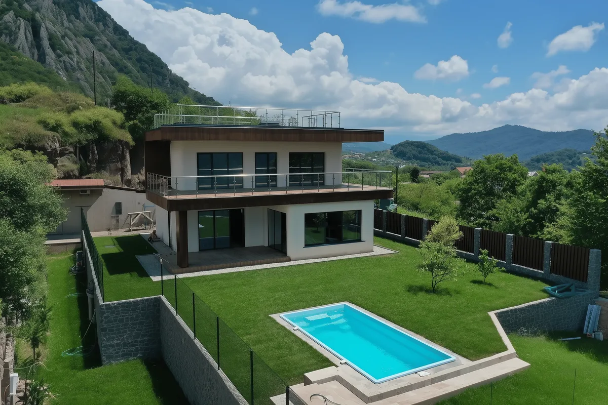 Композитный бассейн Laguna 6 — визуализация в Междуреченске