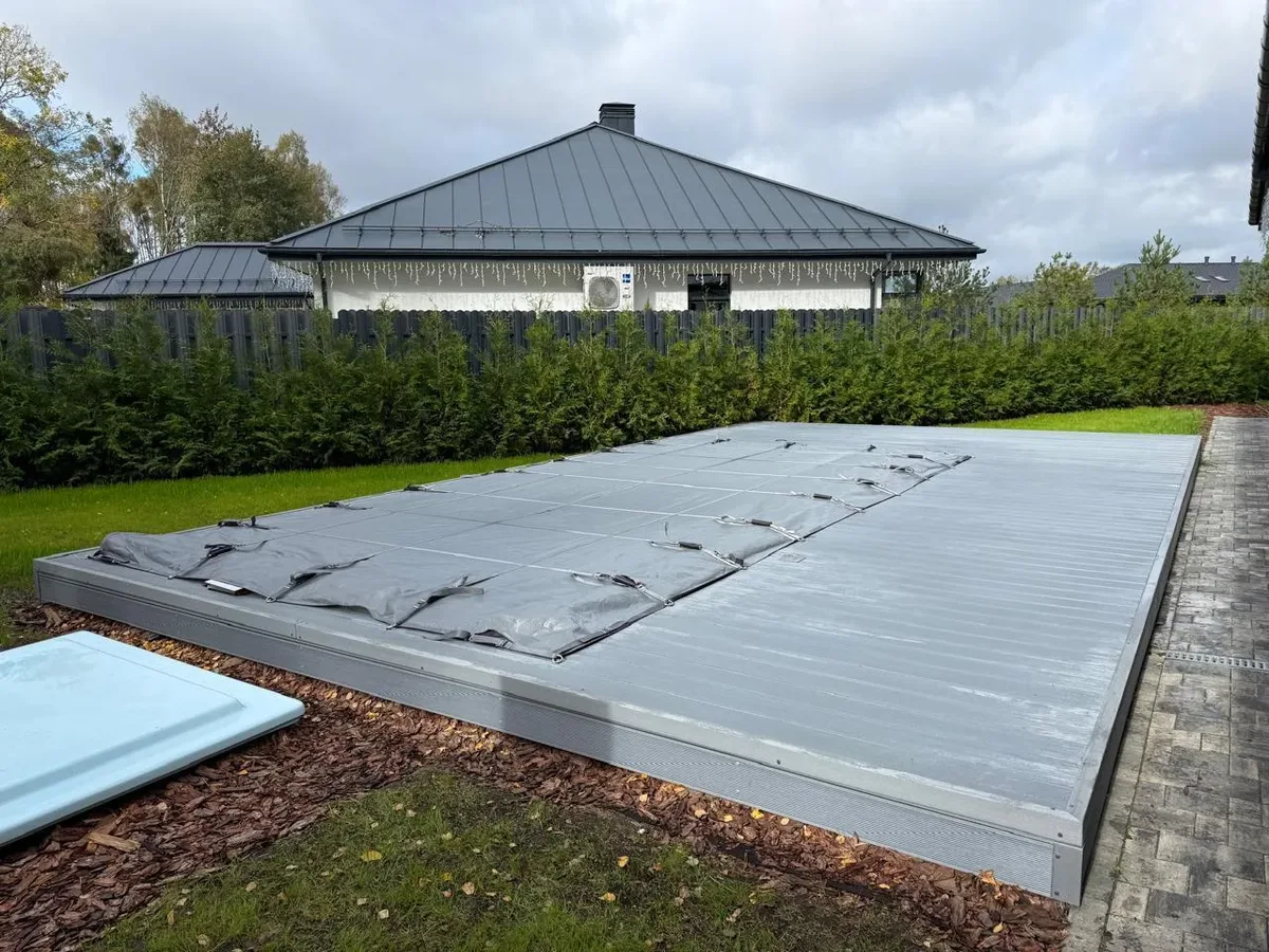 Покрывало Laguna Cover Mesh — установка в Междуреченске